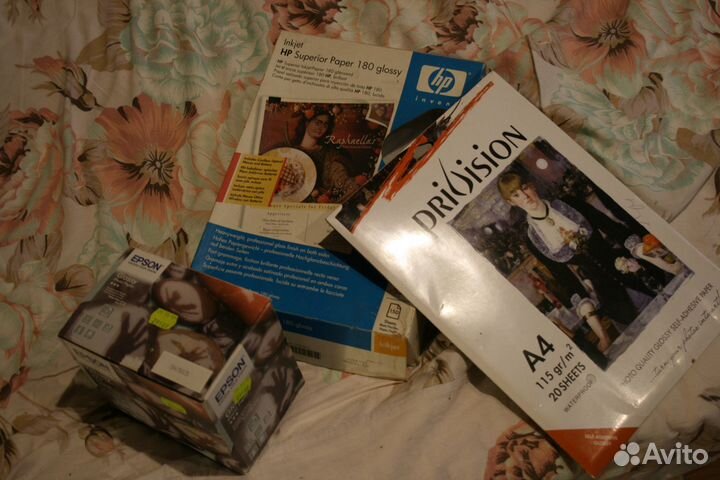Epson glossy Photo paper 10x15 225 глянцевая
