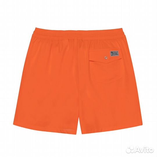 Яркие оранжевые шорты для мужчин Polo Ralph Lauren