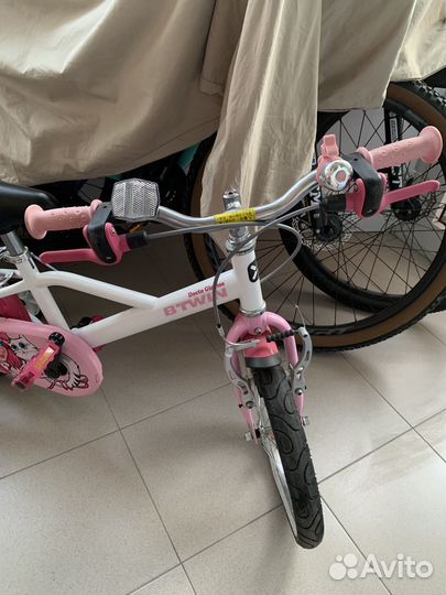 Велосипед для девочки Decathlon B'twin розовый