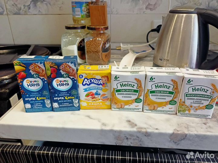 Детские каши, пюре