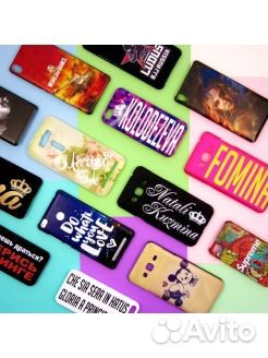 Цветная печать на чехлах, крышках ноутбуков и др