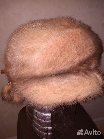 Шапка норковая женская