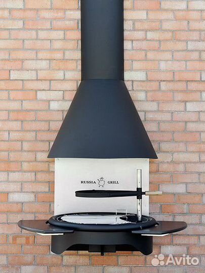 Гриль барбекю угольно-дровяной. Russia Grill