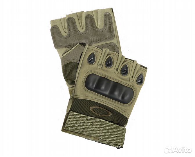 Перчатки тактические беспалые. XL Перчатки военные