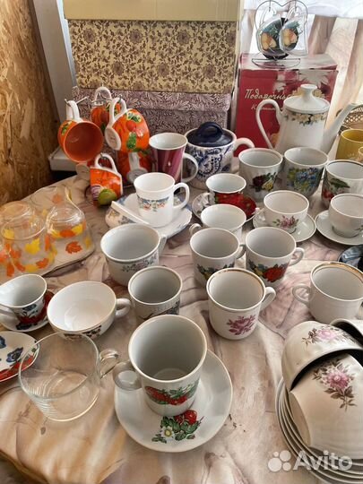 Чайные пары бокалы кружки комплекты