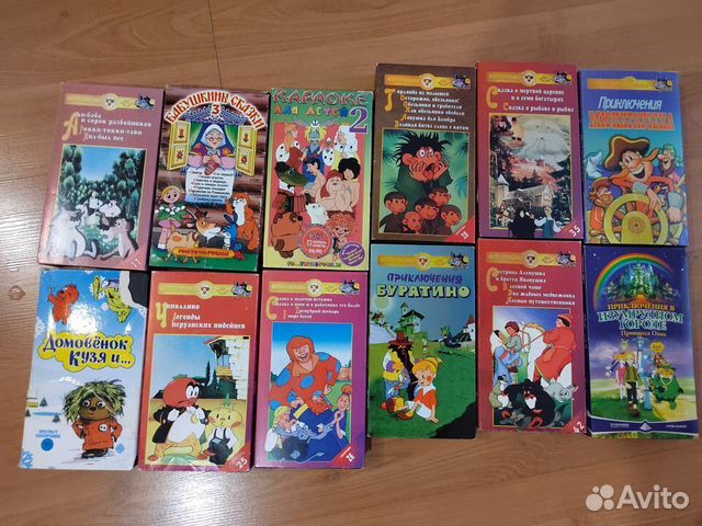 Кассеты для видеомагнитофона