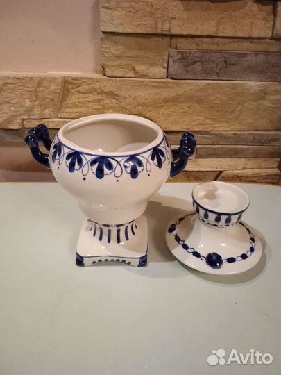 Самовар фарфоровый