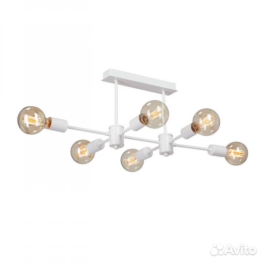 Люстра металл в спальню лофт