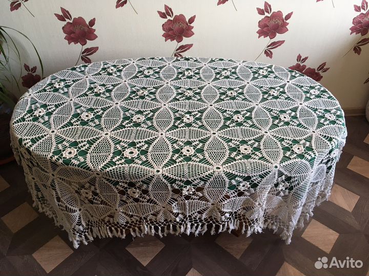 Скатерть подзор рушник салфетка кружевная СССР