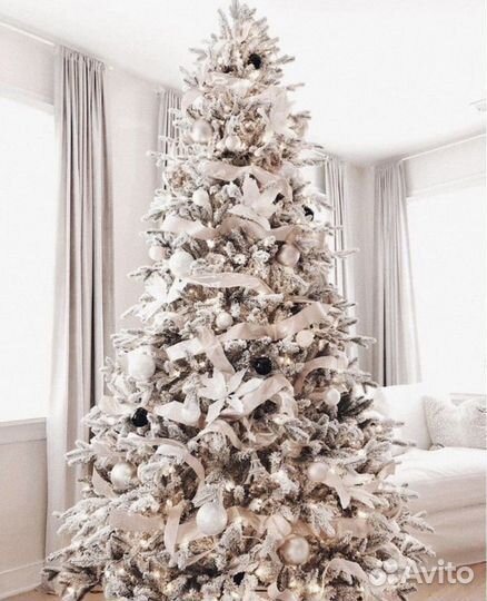 Елка искусственная заснеженная снежная 240