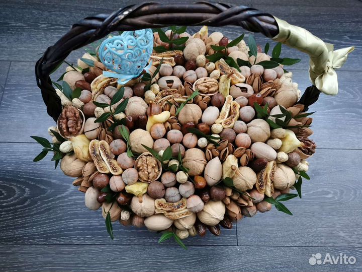 Ореховая корзина на Новый год
