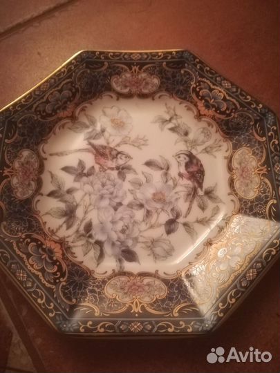 Тарелки. для торта Morita (Япония) и Kahla (ГДР)