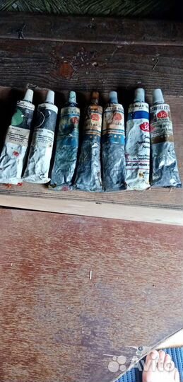 Краски художественные масляные туба 10