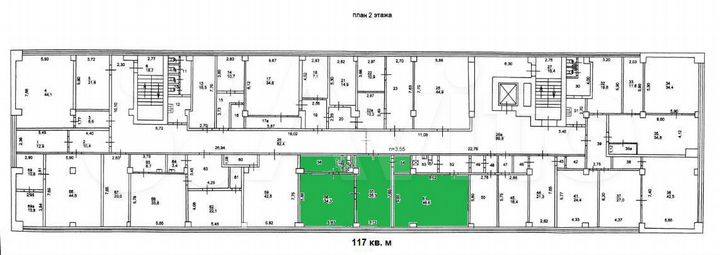 Офисные помещения в центре города от 20 до 1000 кв