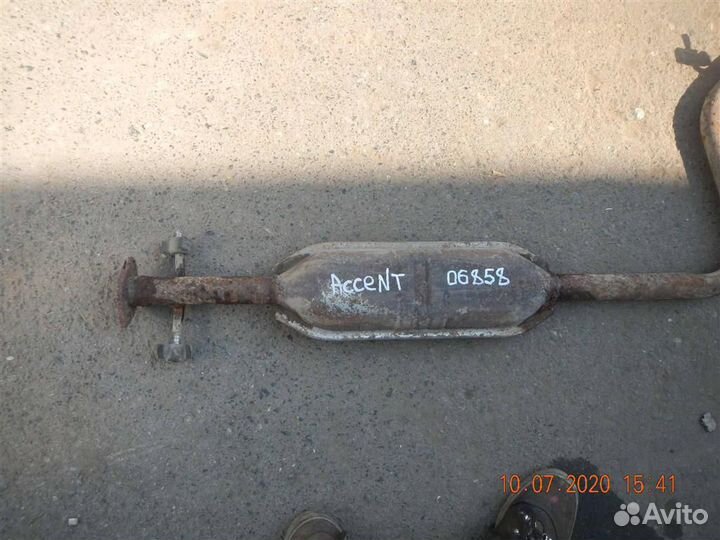 Глушитель основной Hyundai Accent II (+тагаз) 200