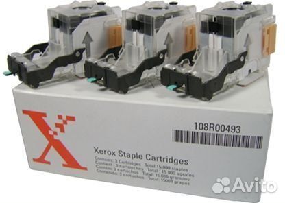 Комплект скрепок Xerox 3x5K (o), 108R00493
