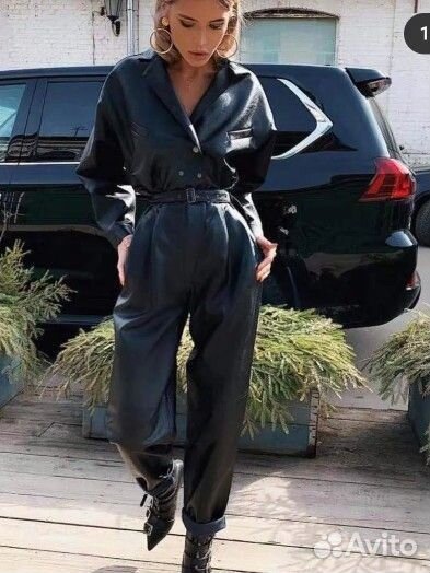 Комбез из эко кожи
