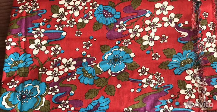 Отрез ткани хлопок СССР