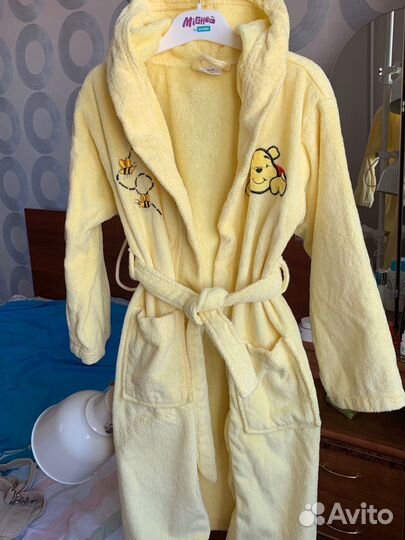 Детский махровый халат унисекс