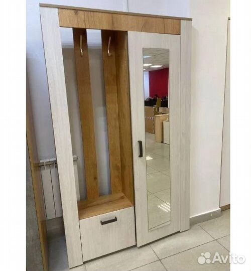 Прихожая Франк крафт-ясень белый