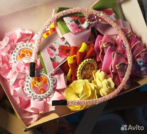 Набор бантов с Эльзой