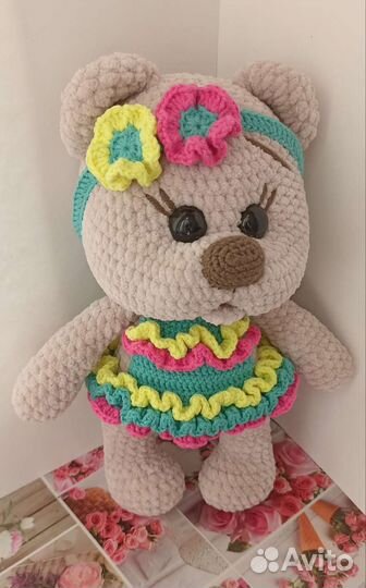 Мягкие вязаные игрушки ручной работы
