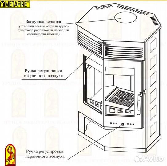 Печь Камин Варяг 9