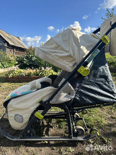 Коляска санки