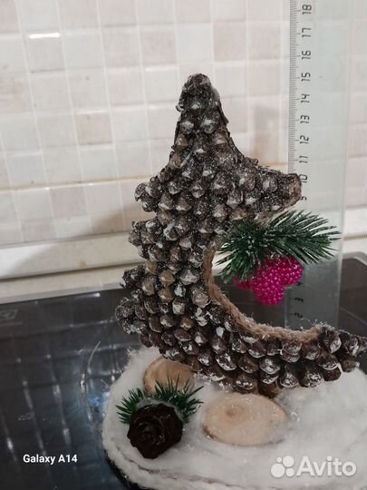 Новогодняя поделка в сад елочка