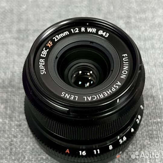 Объектив Fujifilm XF 23mm f/2 R WR черный бу