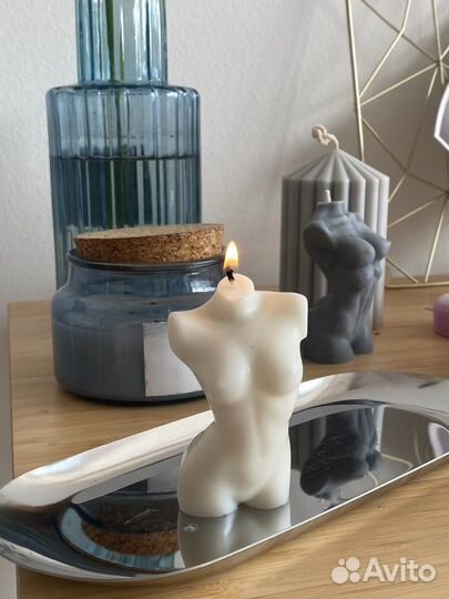 Натуральные соевые формовые свечи