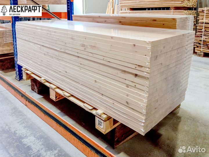 Мебельный щит 18*600*1600 мм сорт Экстра сращенный