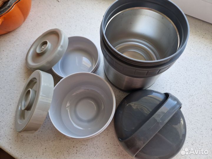 Термос для еды с контейнерами