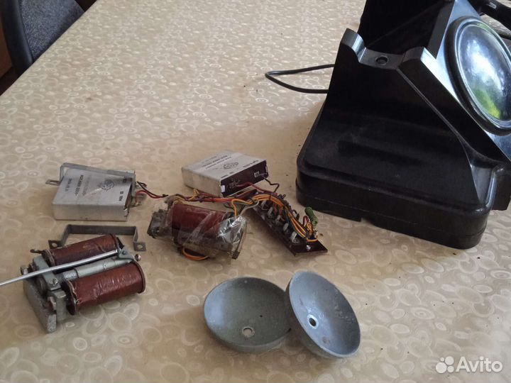 Телефон карболитовый