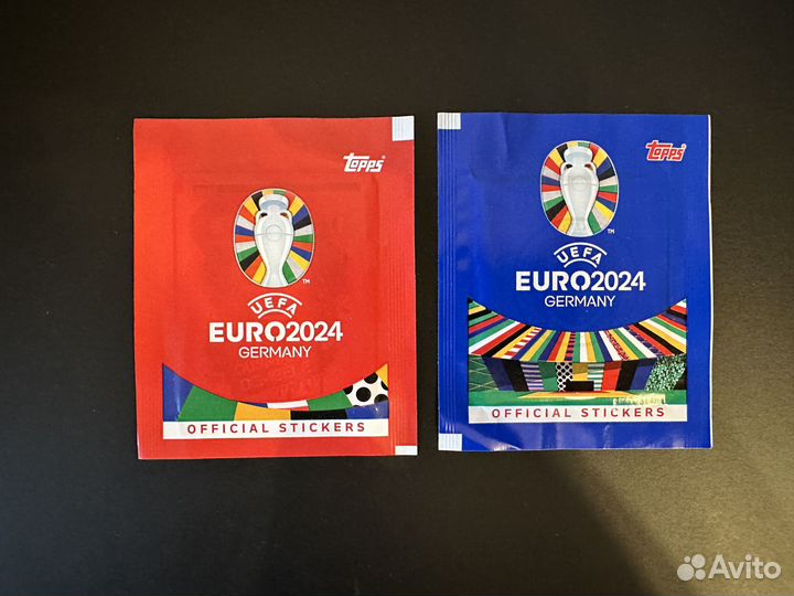 Стикеры Topps Uefa Euro 2024 Швейцарская версия