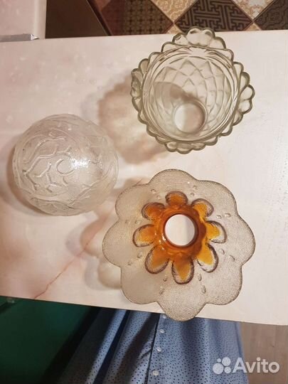 Плафоны для люстры стеклянные