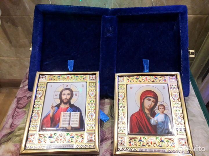 Складень икона новая в профиле много всего