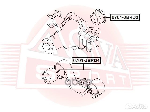 Сайлентблок дифференциала зад прав/лев grand
