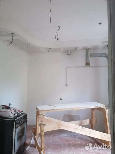 Работы с гипсокартоном