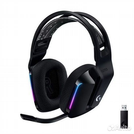 Наушники Logitech G733 lightspeed (черные)
