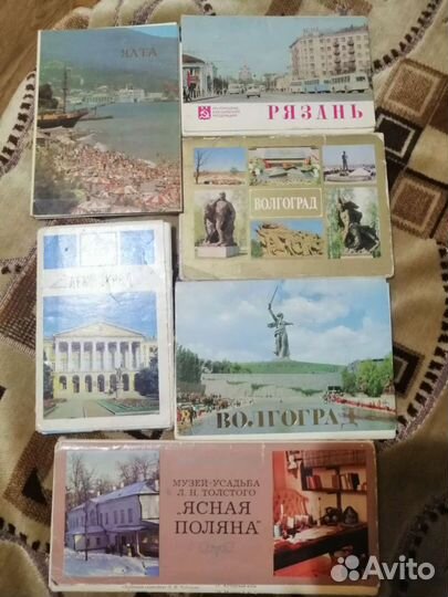 Набор открыток СССР, цена за 1 набор