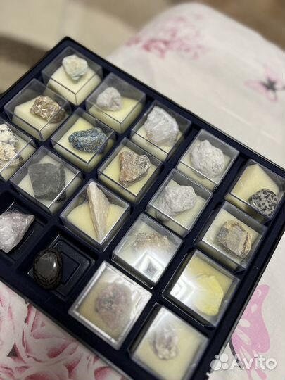 Коллекция камней минералов deagostini