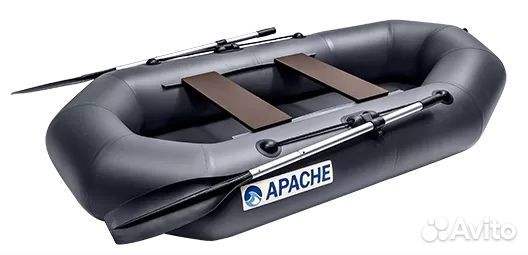 Лодка Apache 240; серая