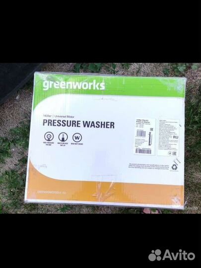 Новая мойка Greenworks GPW2000II, 140Bar