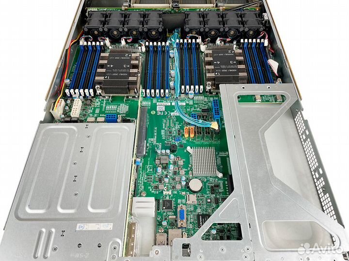 Сервер Supermicro 6019U-TR25M 2xPlatinum 8158 512Gb