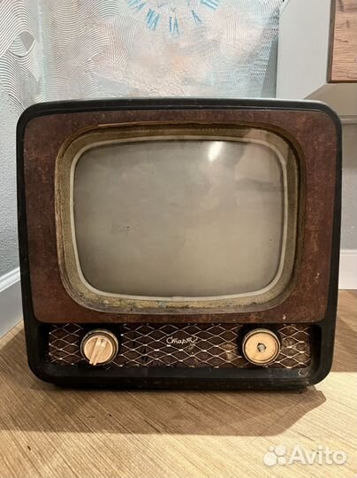 Старый телевизор СССР старт 2