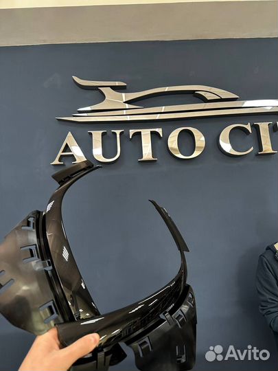 Элероны на передний бампер GLE167