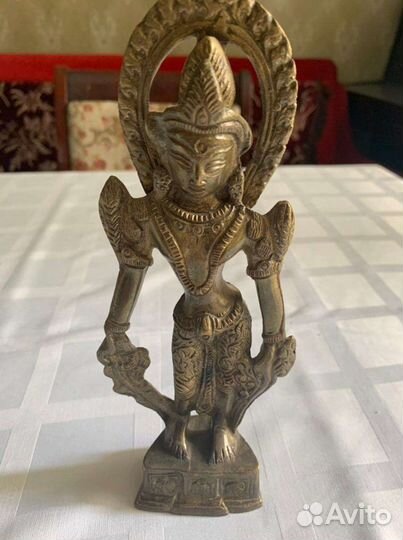 Статуэтка латунная, индийское божество