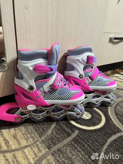 Роликовые коньки детские раздвижные