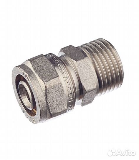 Соединитель прямой 16 обж(ц) х 1/2 нр(ш)